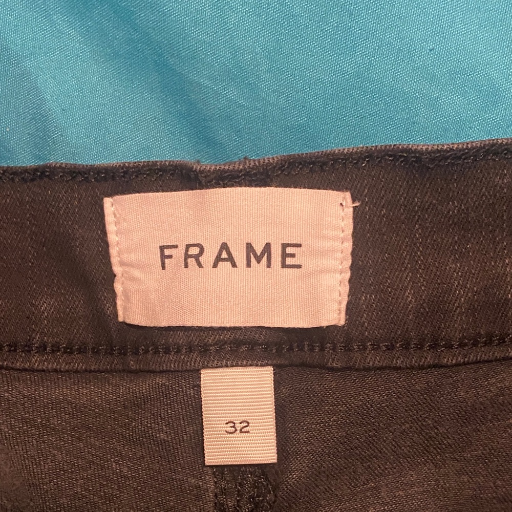 Frame Denim Black Flare Jeans - Picture 3 of 5